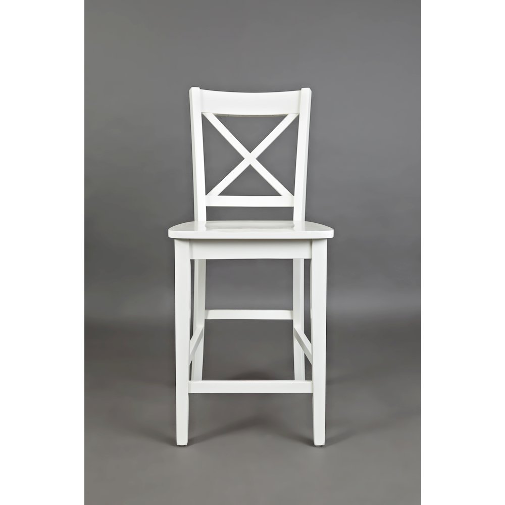 Simplicity Solid Wood Classic X-Back Counter Stool (Set of 2). Picture 3