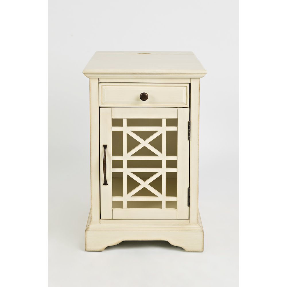 Craftsman USB Charging Chairside End Table. Picture 1