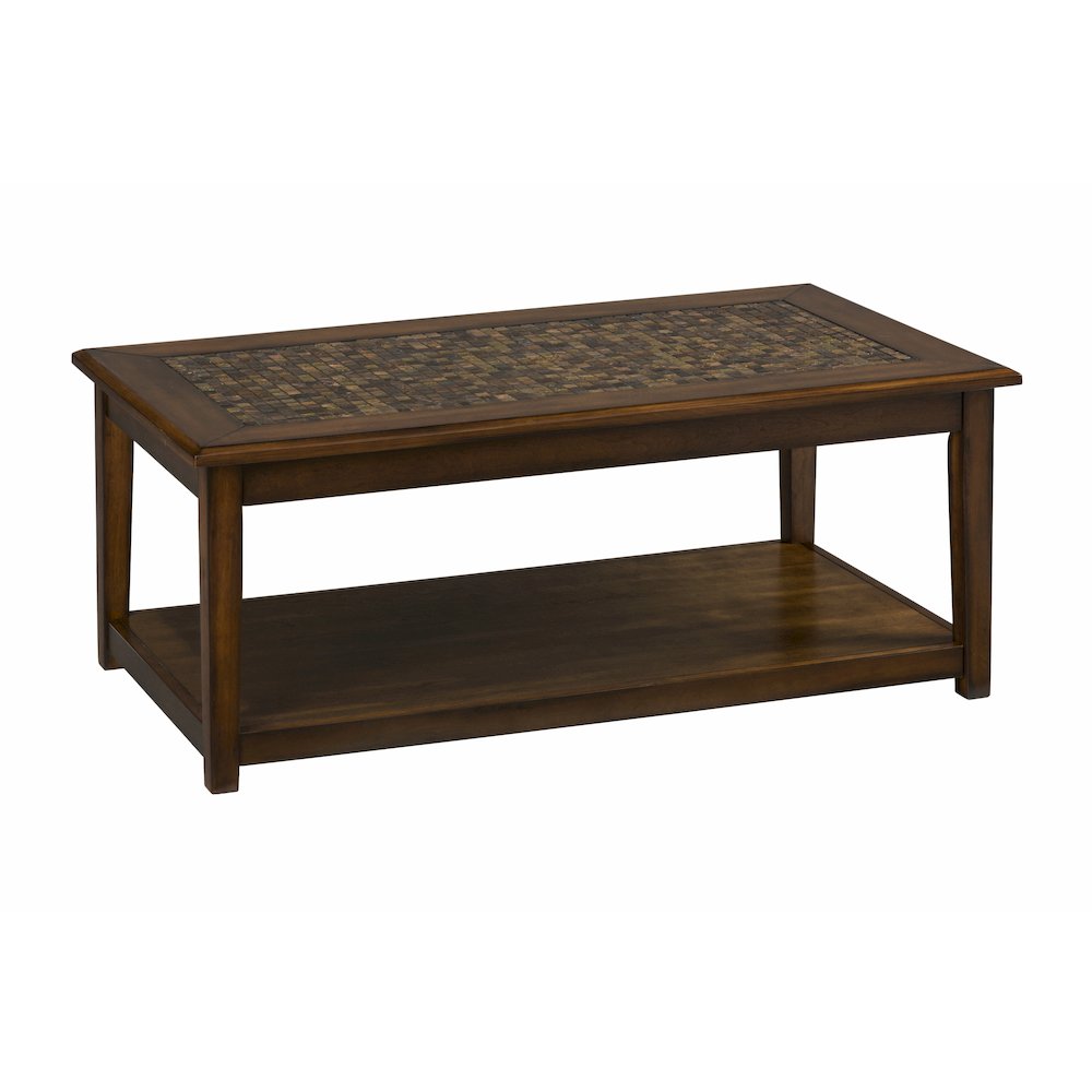 Baroque 48" Coffee Table with Mosaic Tile Inlay. Picture 3