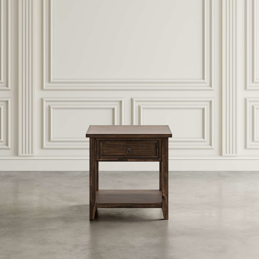 Bakersfield Transitional Rustic 3-Pc Living Room Coffee/End/Side Table Set. Picture 8