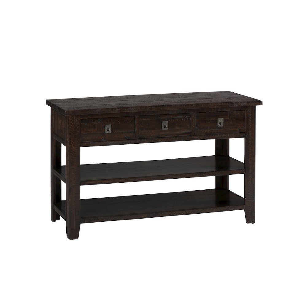 Kona Grove 50" Distressed Rustic Solid Wood Sofa Table. Picture 2