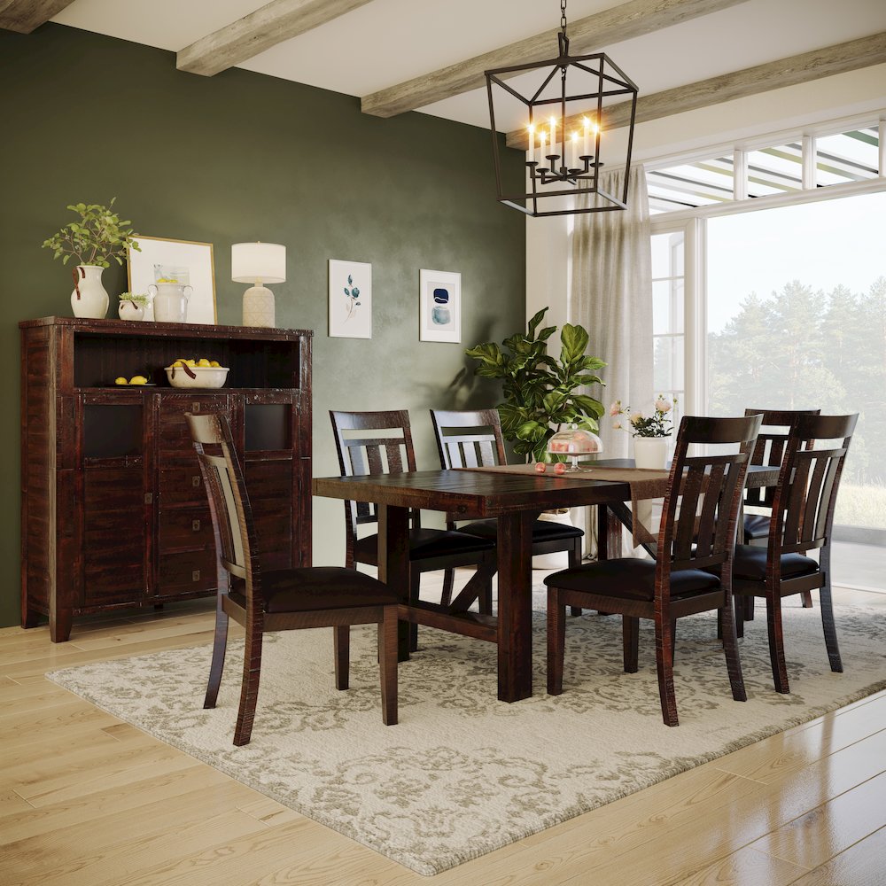 Kona Grove Distressed Rustic Solid Acacia Cabinet. Picture 4