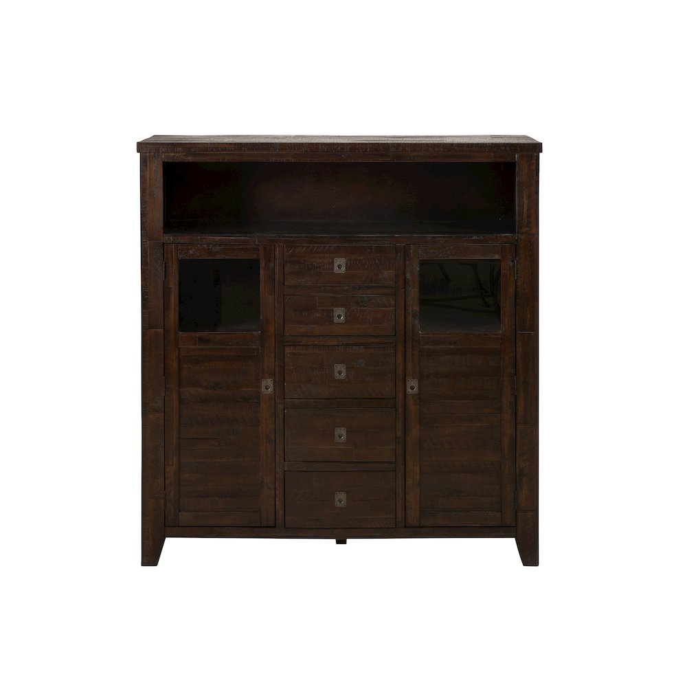 Kona Grove Distressed Rustic Solid Acacia Cabinet. Picture 1