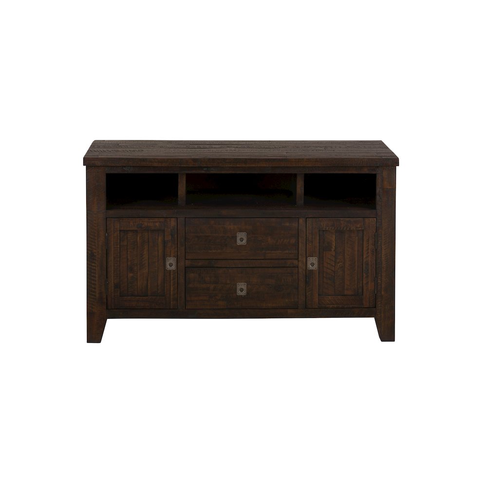 Kona Grove Distressed Rustic Solid Wood 50" Media Unit. Picture 1