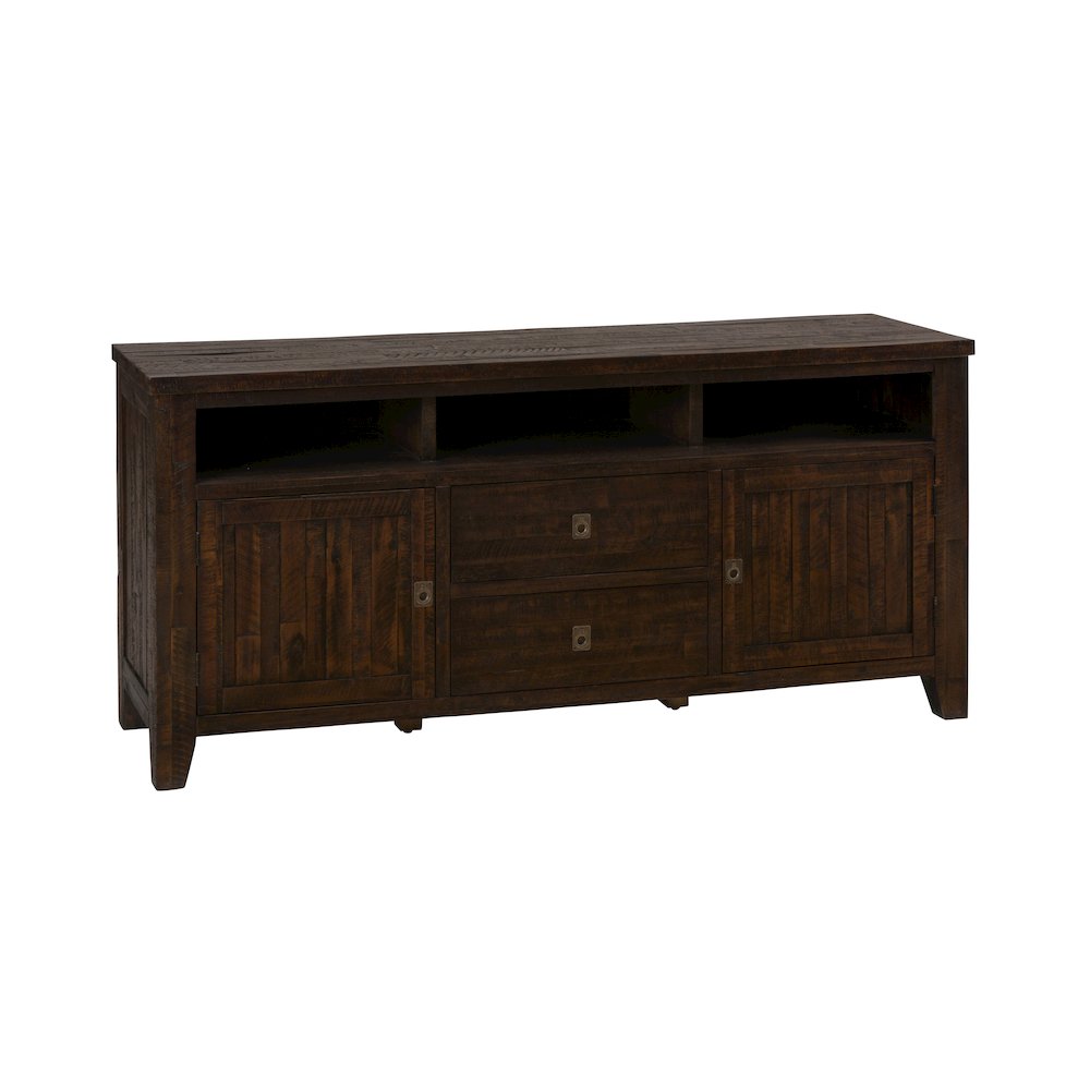 Kona Grove Distressed Rustic Solid Wood 70" Media Unit. Picture 3