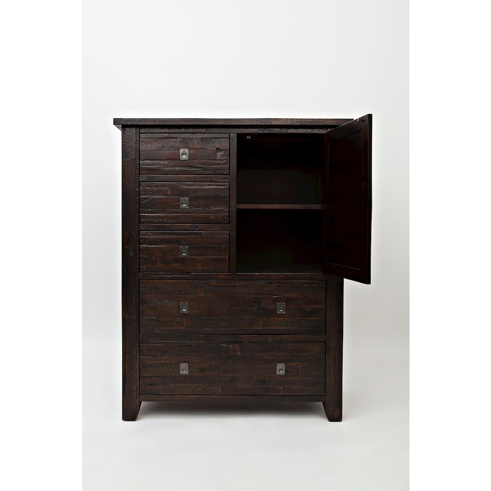 Kona Grove Distressed Rustic Solid Acacia Chest of Drawers. Picture 4