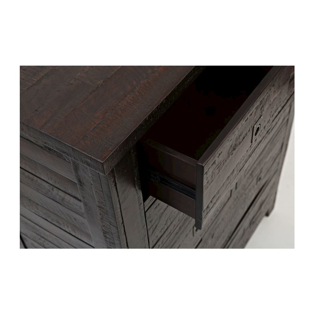 Kona Grove Distressed Rustic Solid Acacia Chest of Drawers. Picture 5