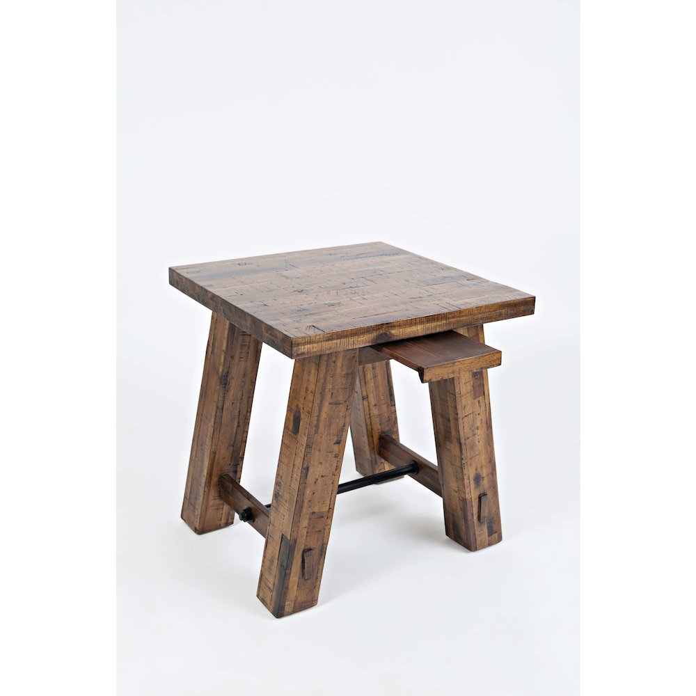 Cannon Valley Rustic Modern 3-Pc Living Room Coffee, Matching End Tables. Picture 8