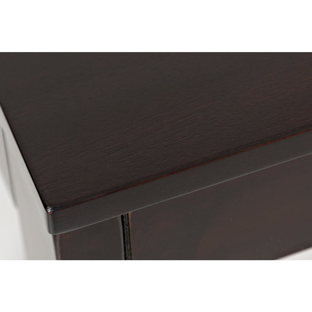 Tribeca Counter Height 48" Contemporary Dining Table with Built-In Shelving. Picture 5