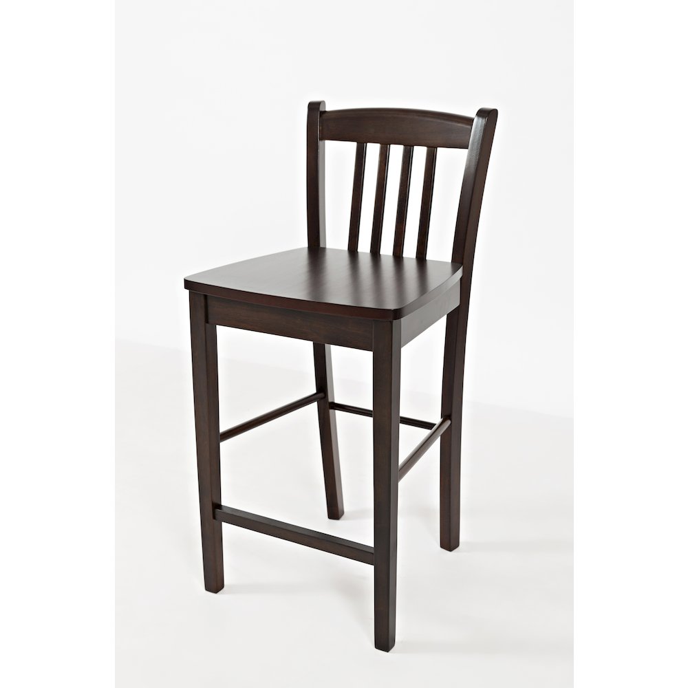 Five Piece Counter Height 48" Contemporary Dining Set. Picture 4