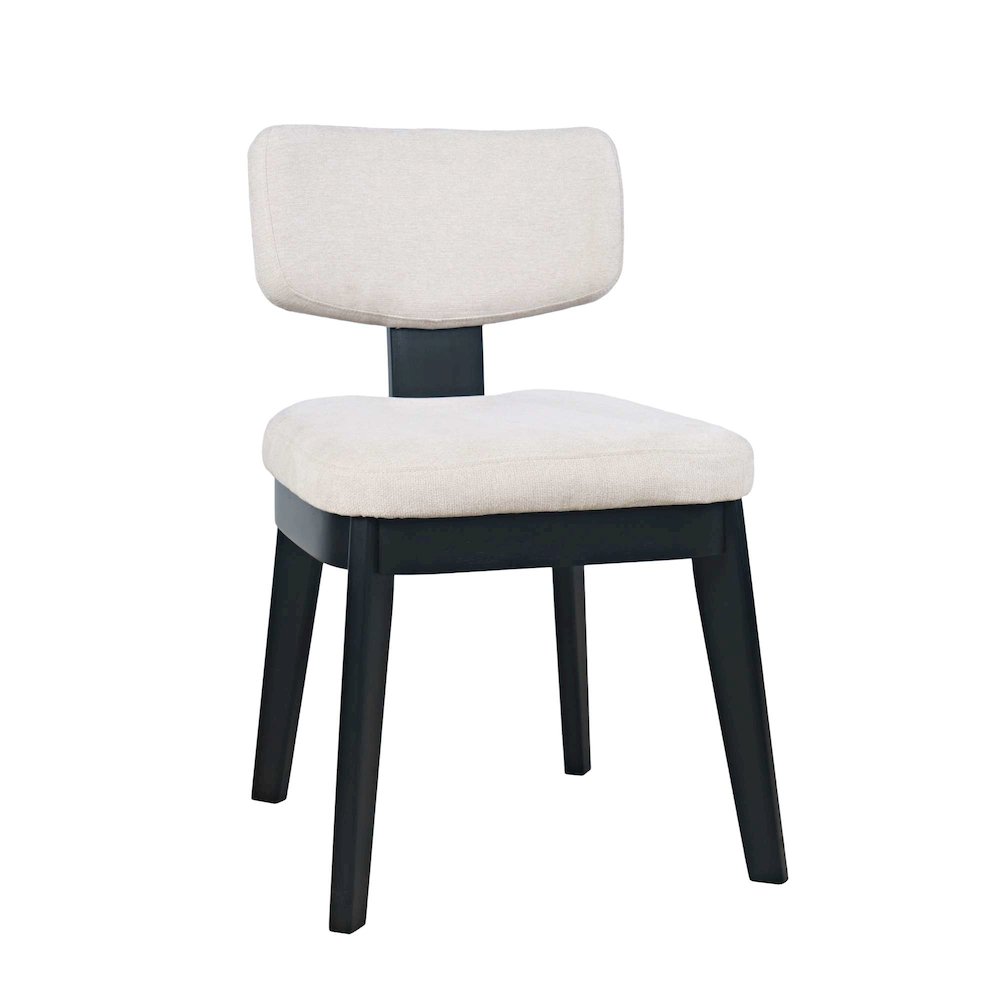 Percy 42" Contemporary 5-Pc Drop-Leaf Dining Set, Upholstered Chairs. Picture 6