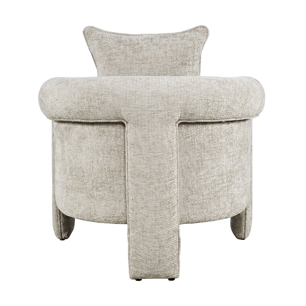 Adley Modern Upholstered Vintage Accent Armchair with Pillow. Picture 6