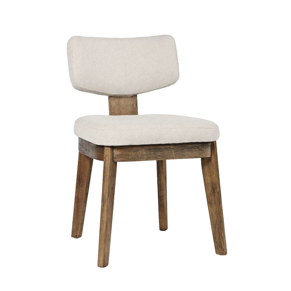 Auden 101" 7-Pc Mid-Century Modern Pedestal Dining Set, Upholstered Chairs. Picture 6