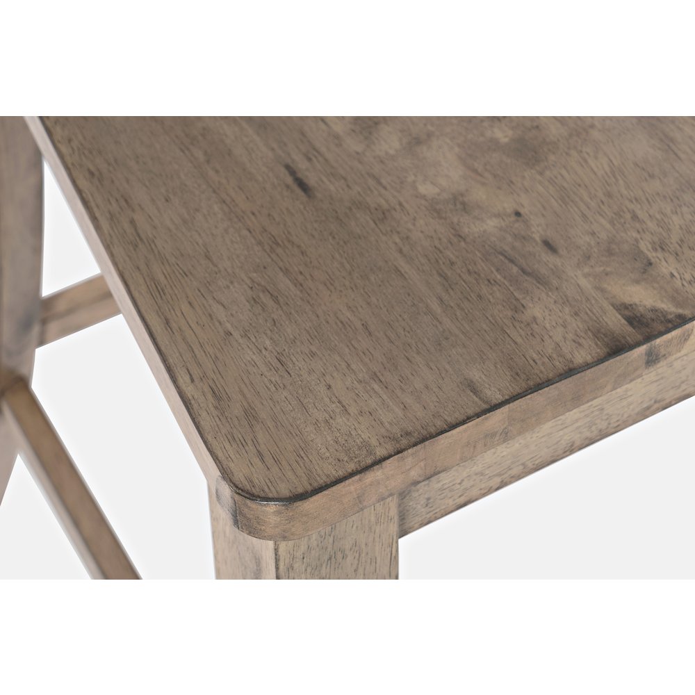 Solid Wood Slatback Handle Counter Height Barstool (Set of 2). Picture 4