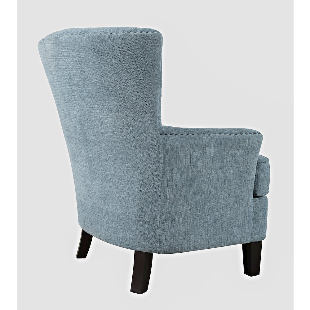 Bryson Transitional Upholstered Accent Chair with Nailhead Trim. Picture 4