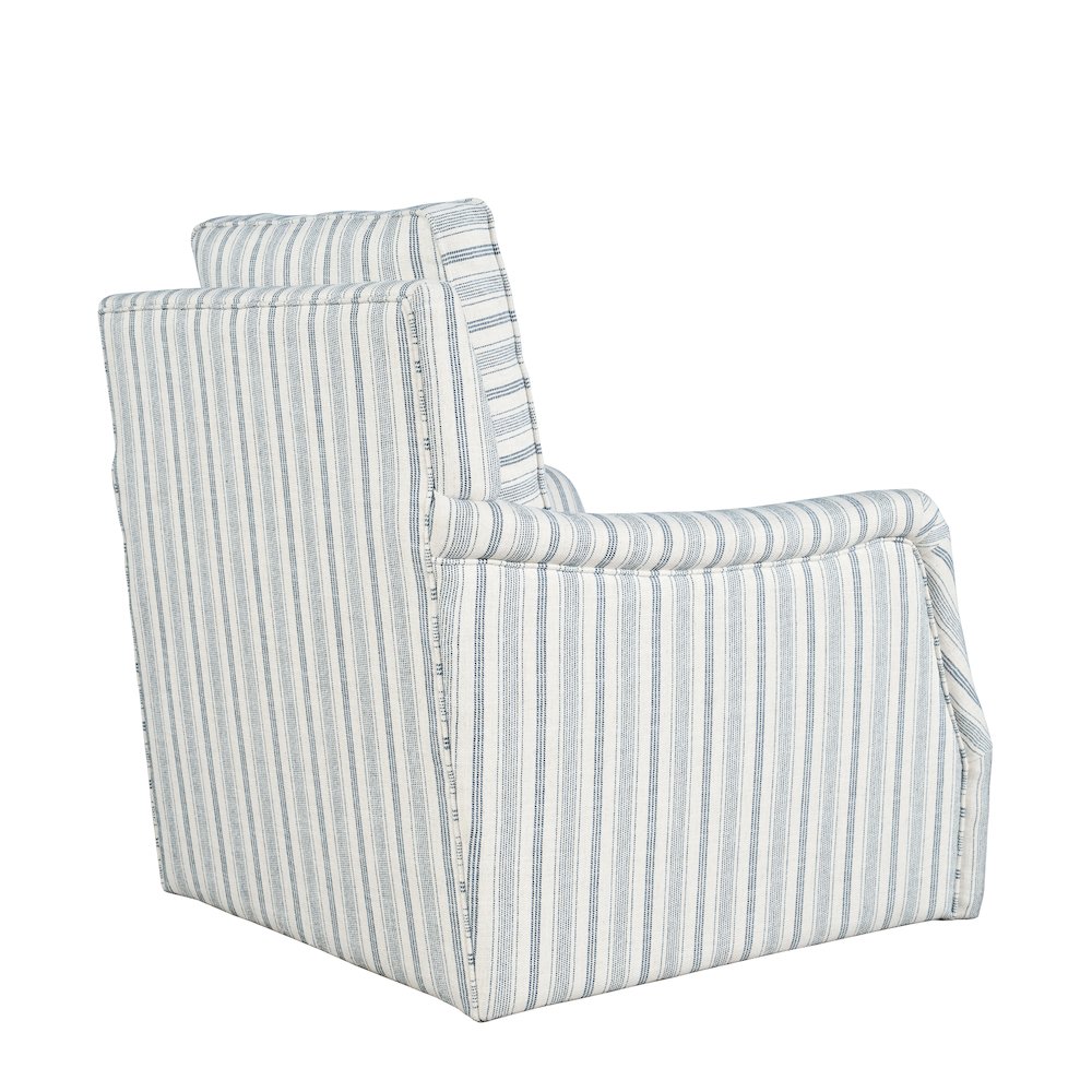 Kennedy Carter Contemporary Upholstered Pattern Swivel Accent Chair. Picture 6