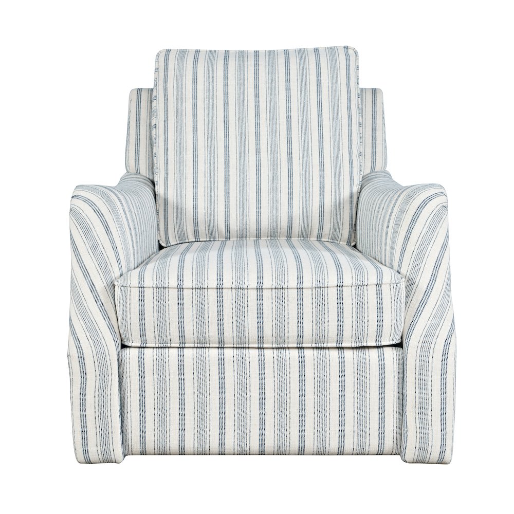 Kennedy Carter Contemporary Upholstered Pattern Swivel Accent Chair. Picture 1