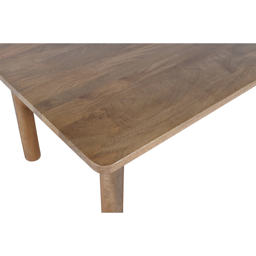 Bodhi 70" Rustic Solid Wood Dining Table. Picture 4