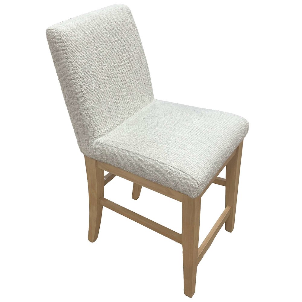 Sequoia Modern Rustic Solid Wood Upholstered Parsons Counter Stool (Set of 2). Picture 4