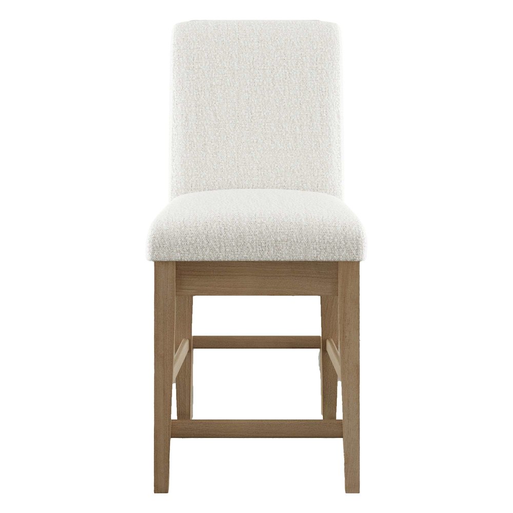 Sequoia Modern Rustic Solid Wood Upholstered Parsons Counter Stool (Set of 2). Picture 1