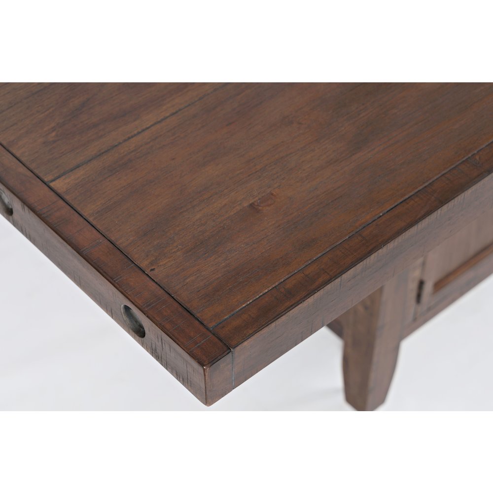 Mission Viejo Distressed 78" Adjustable Height Storage Table. Picture 3