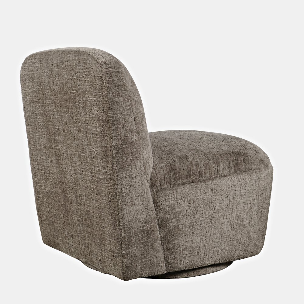 Josie Upholstered Contemporary Casual Swivel Accent Chair. Picture 5