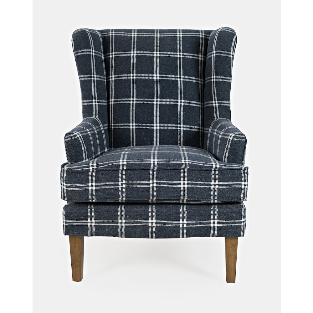 Lacroix Traditional Upholstered Wingback Accent Chair. Picture 1