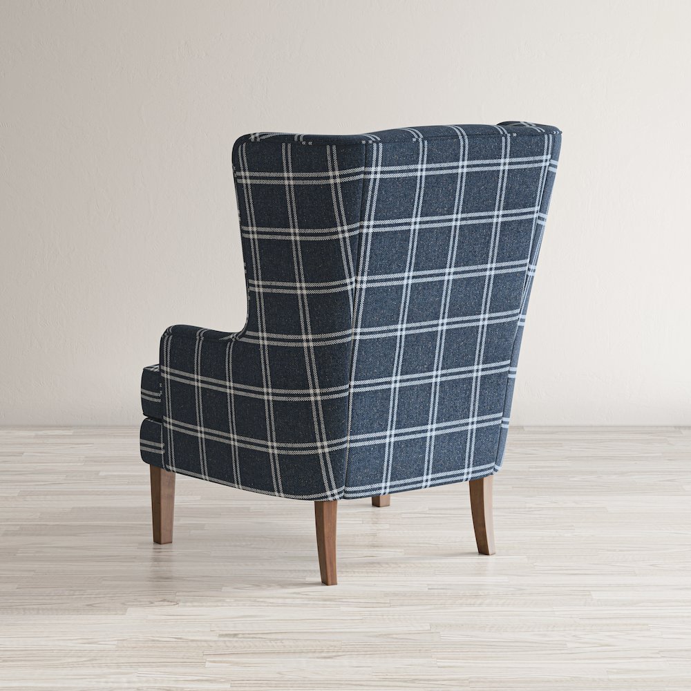 Lacroix Traditional Upholstered Wingback Accent Chair. Picture 5