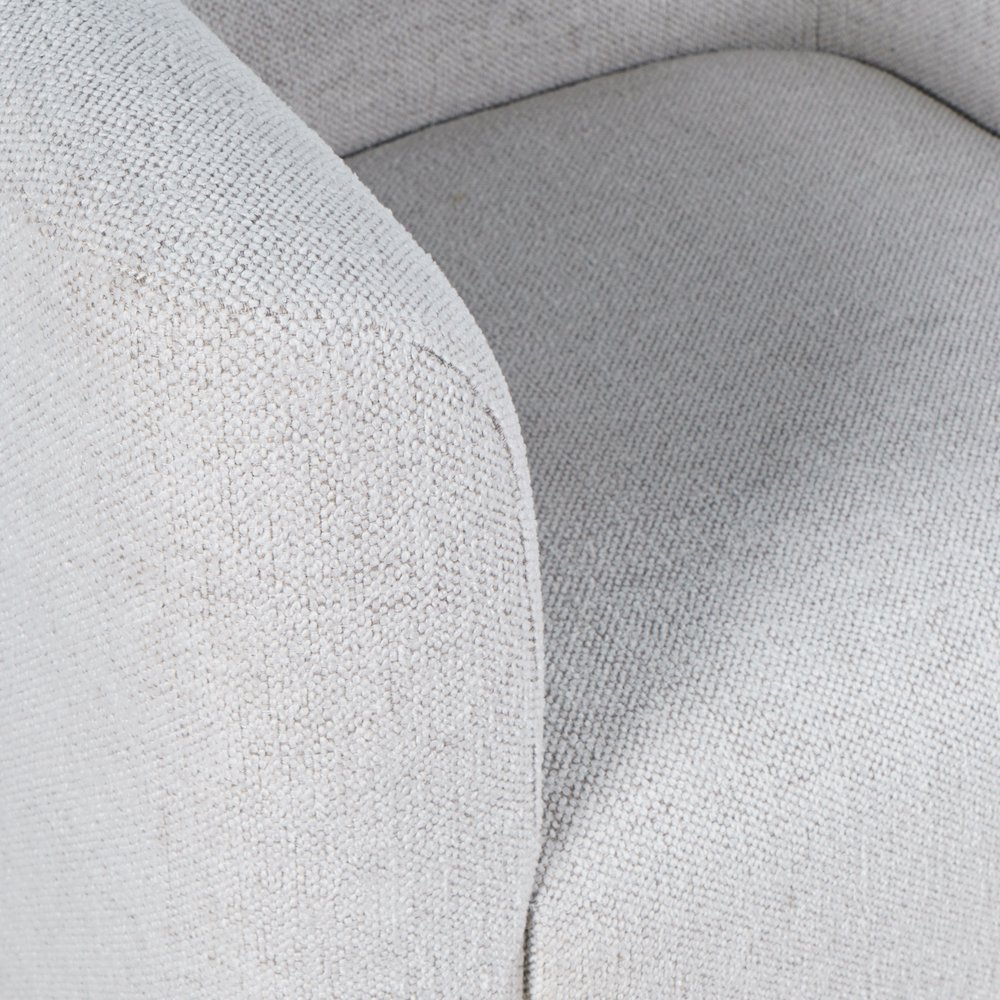 Lola Modern Contemporary Barrel Swivel Upholstered Accent Armchair. Picture 3