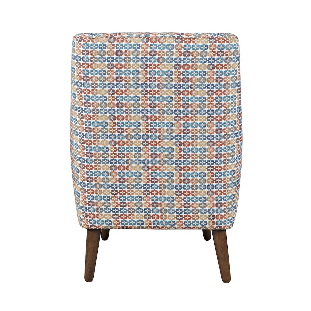 Nielsen Mid-Century Modern Upholstered Retro Geometric Fabric Accent Chair. Picture 6