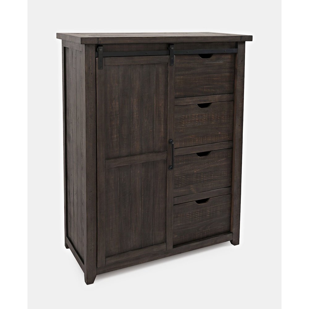 Madison County Rustic Reclaimed Pine Farmhouse Door Chest. Picture 2