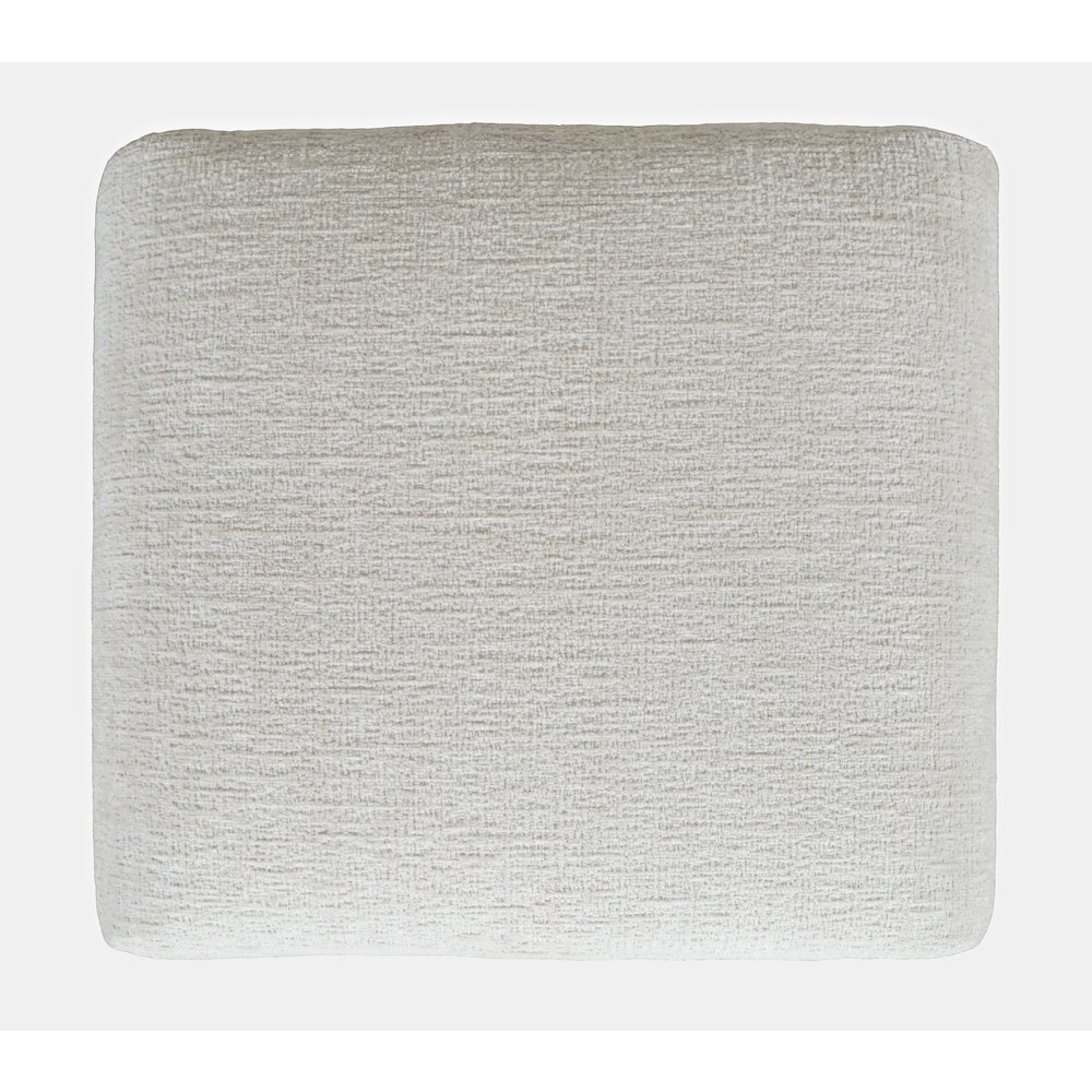 Modern Curved Upholstered Waterfall Jacquard Petite Ottoman Bench - Set of 2. Picture 7