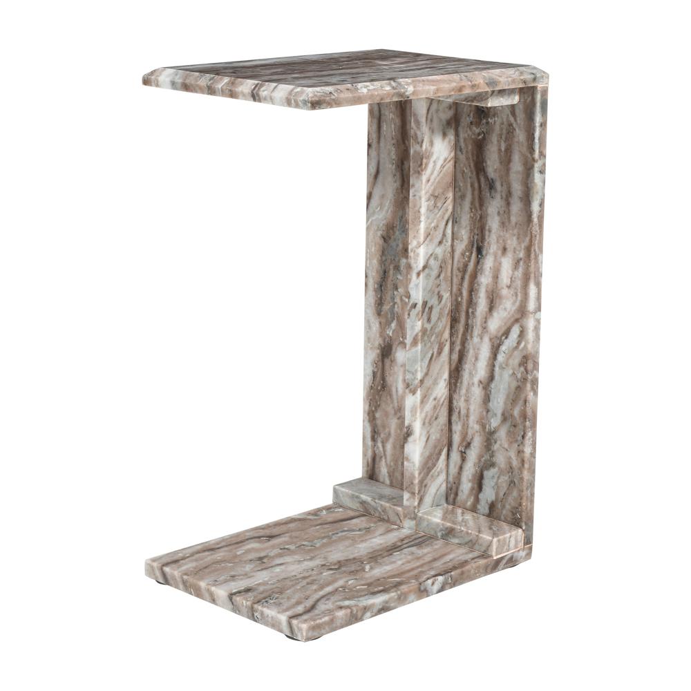 Bella Modern Luxury Solid Marble End C-Table. Picture 1