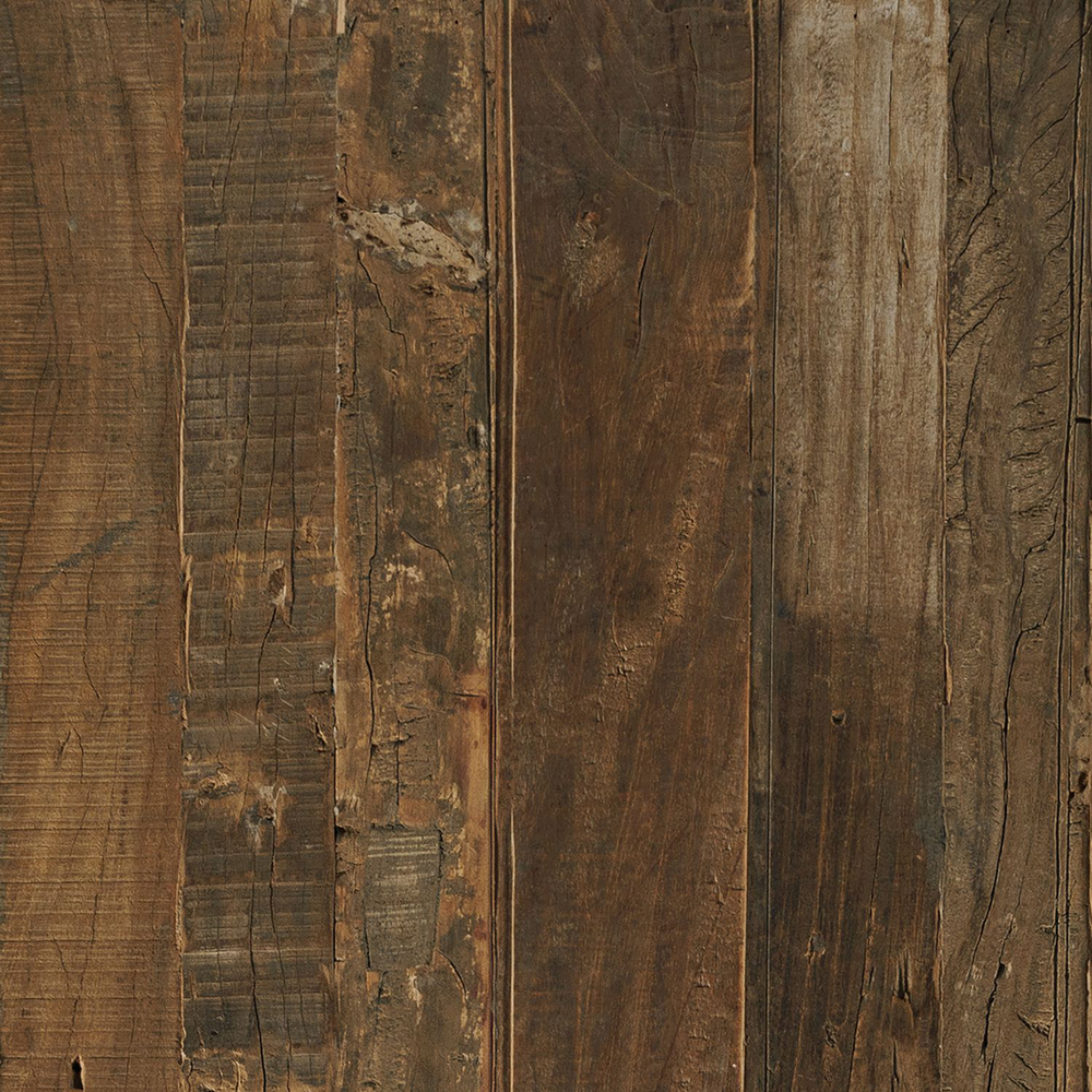 4" Round Rustic Reclaimed Solid Wood Coffee Table. Picture 5