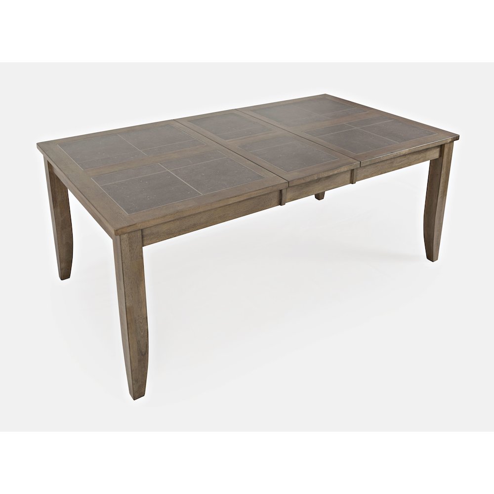 Prescott Park Modern Contemporary 74'' Extension Dining Table with Tile Inlay. Picture 2