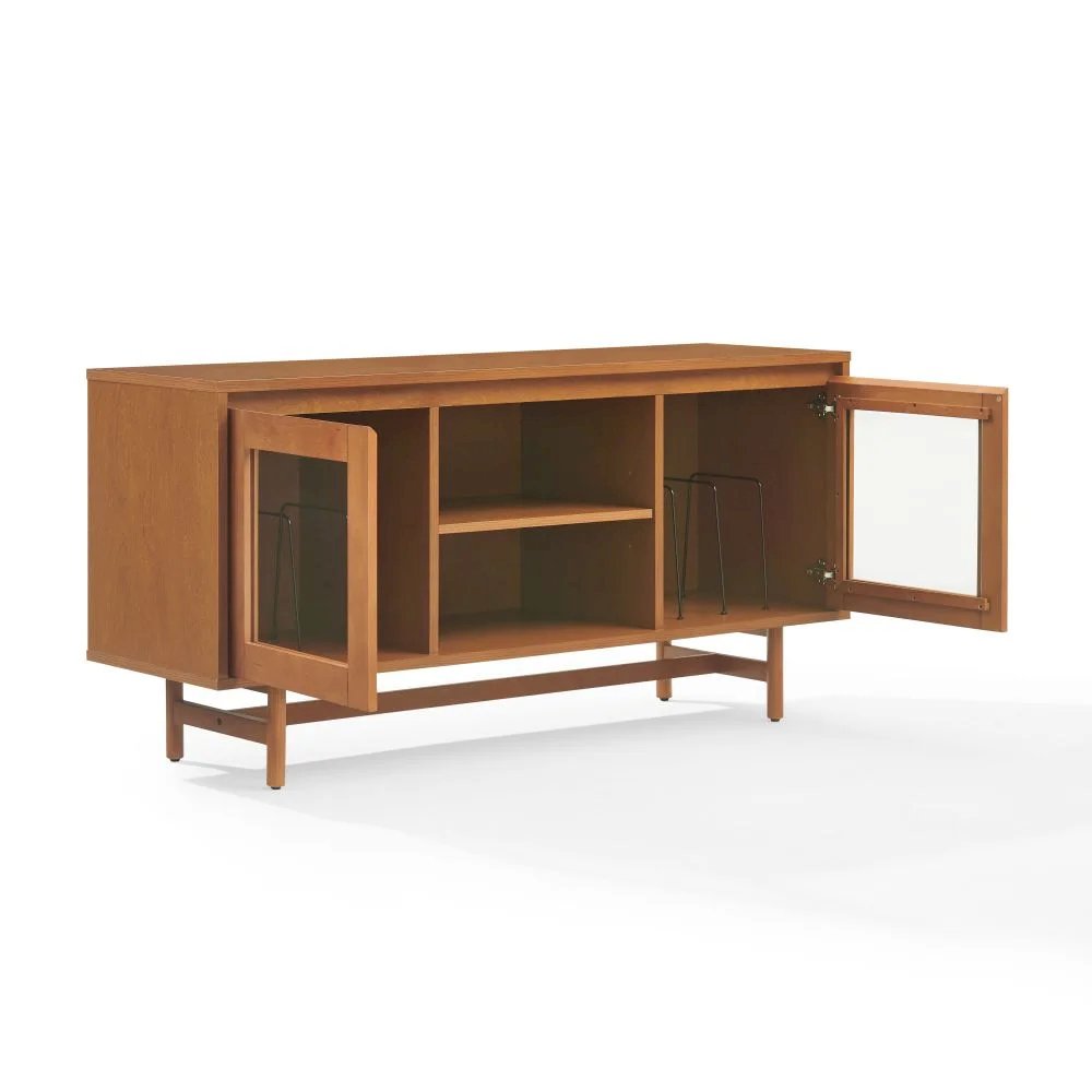 Dempsey Record Player Cabinet With Vinyl Storage. Picture 3