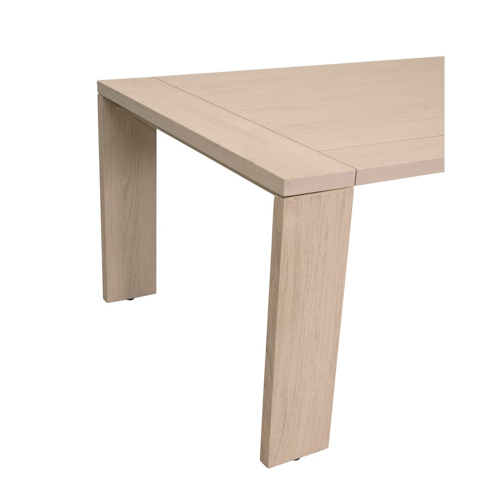 Woven - Outdoor  Transitional Sur Outdoor Dining Table. Picture 4