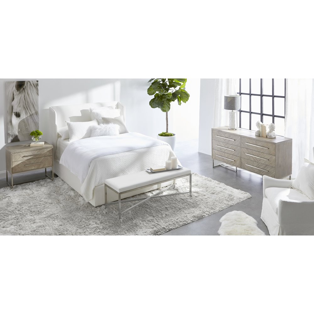 Stitch & Hand - Dining & Bedroom Transitional Stewart Cal King Bed. Picture 9