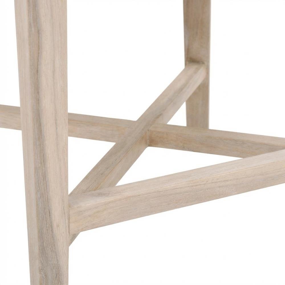 Transitional Outdoor Counter Stool with Removable Cushion and Modern Design. Picture 6