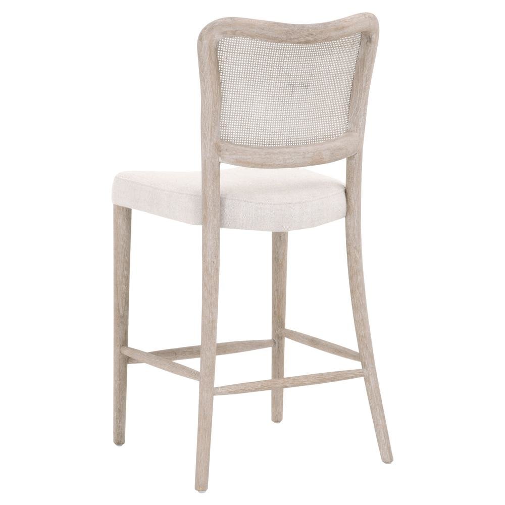 Gray Counter Stool with Backrest – Wooden Counter Height Bar Chair. Picture 6