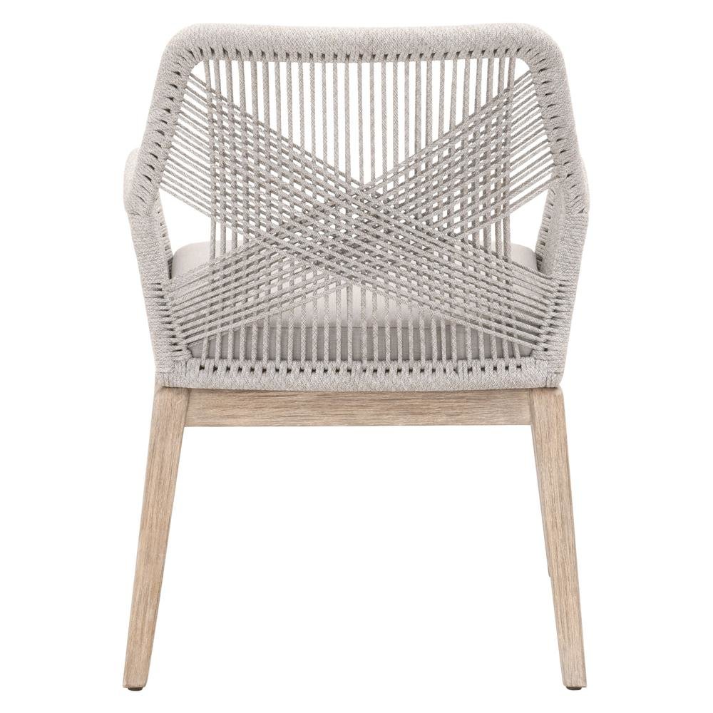 Gray Woven Armchair Set – Accent Chairs Set of 2 for Living Room Seating. Picture 10