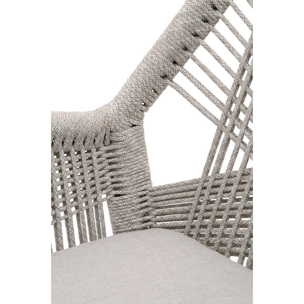 Gray Woven Armchair Set – Accent Chairs Set of 2 for Living Room Seating. Picture 13