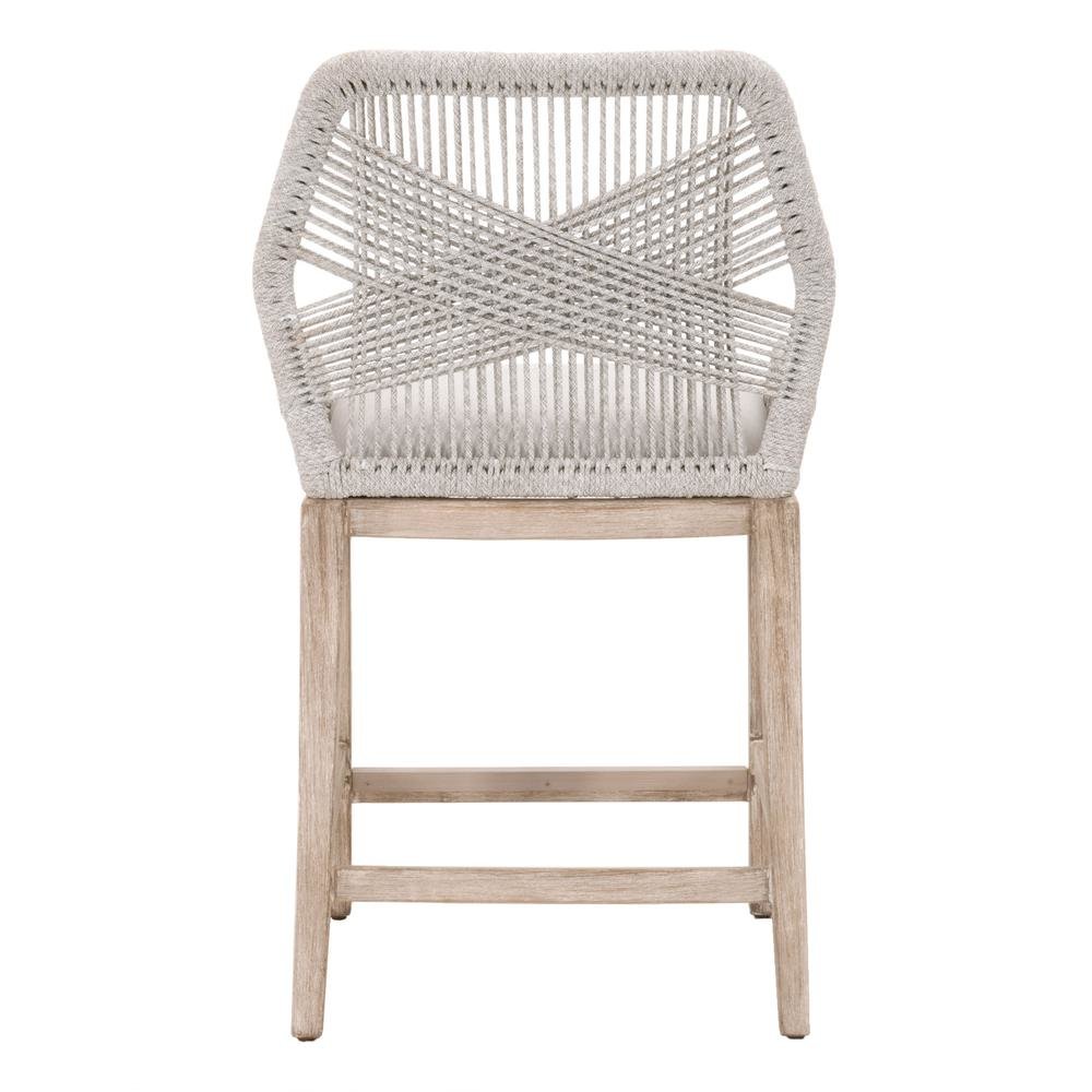 Gray Counter Stool with Mahogany Frame, Brown Bar Stool and Bar Chair Design. Picture 7