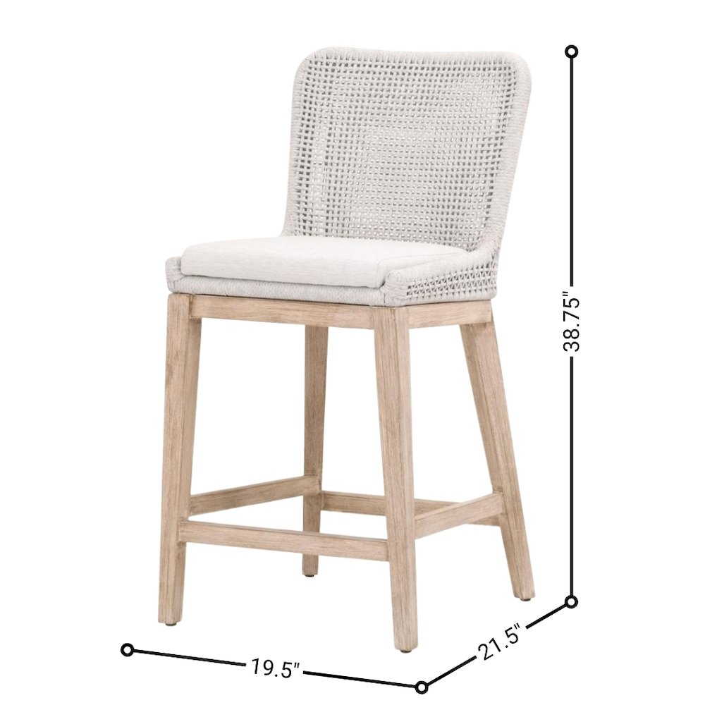 Gray Counter Stool – Wooden Counter Height Chair and Bar Chair Seating. Picture 11