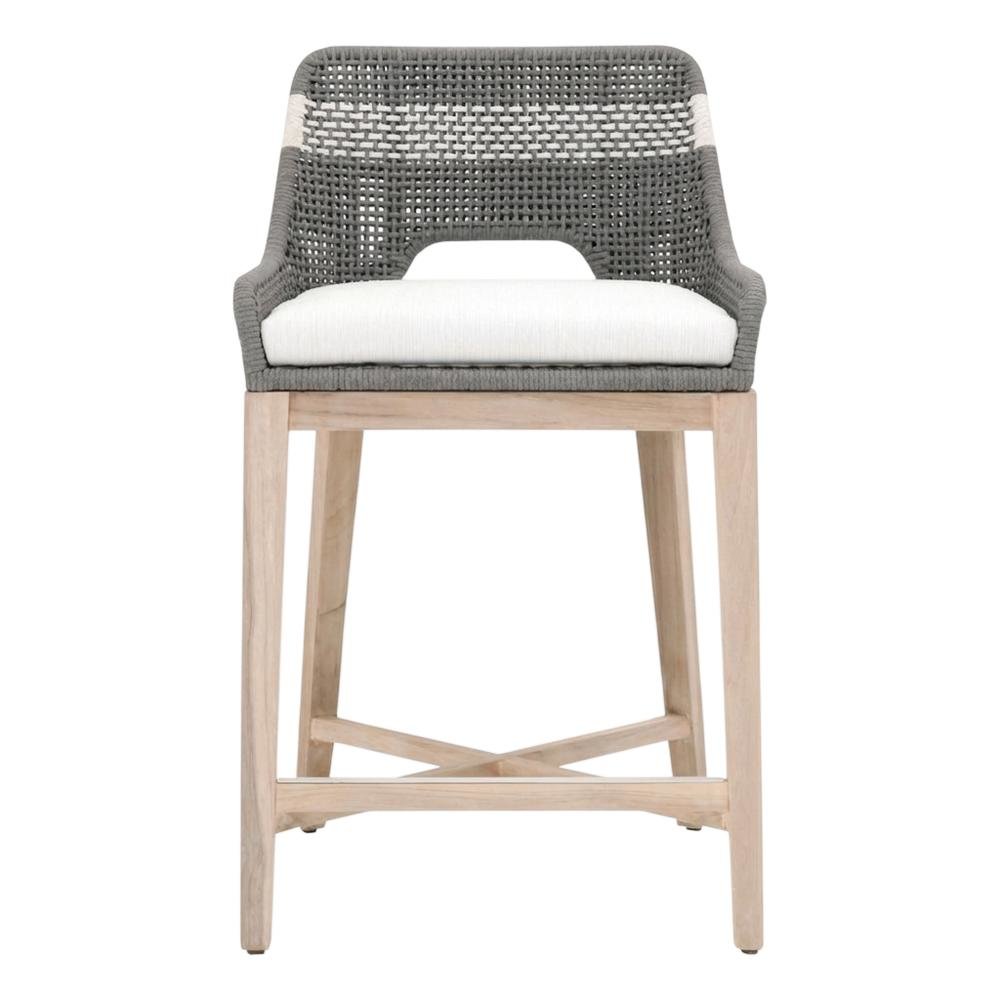 Transitional Outdoor Counter Stool with Removable Cushion and Modern Design. Picture 4