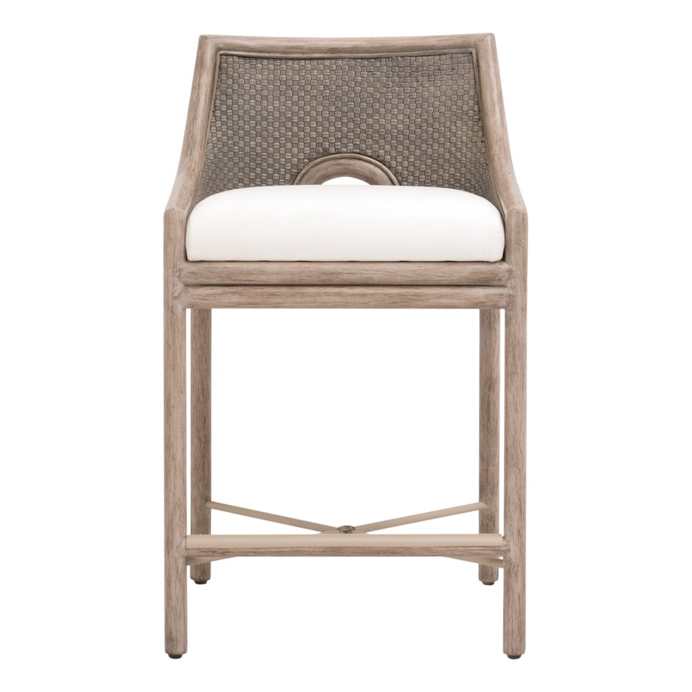 Woven Transitional Adamo Counter Stool. Picture 1