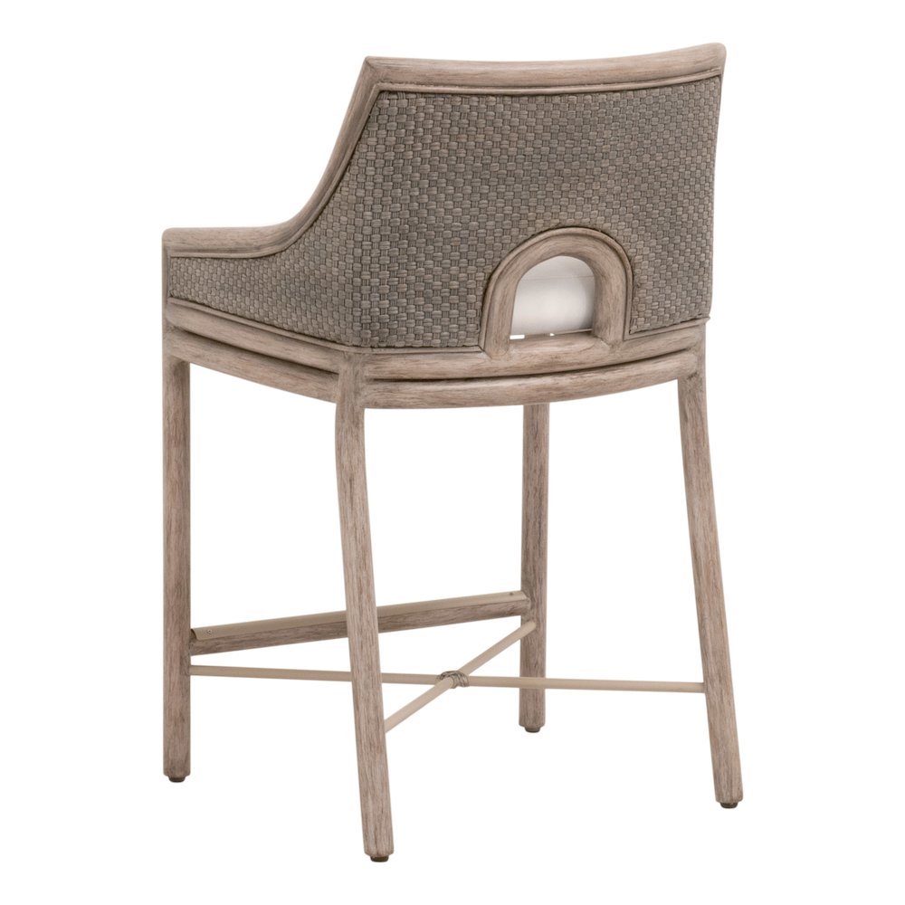 Woven Transitional Adamo Counter Stool. Picture 4