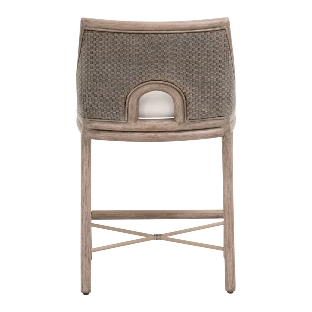 Woven Transitional Adamo Counter Stool. Picture 5