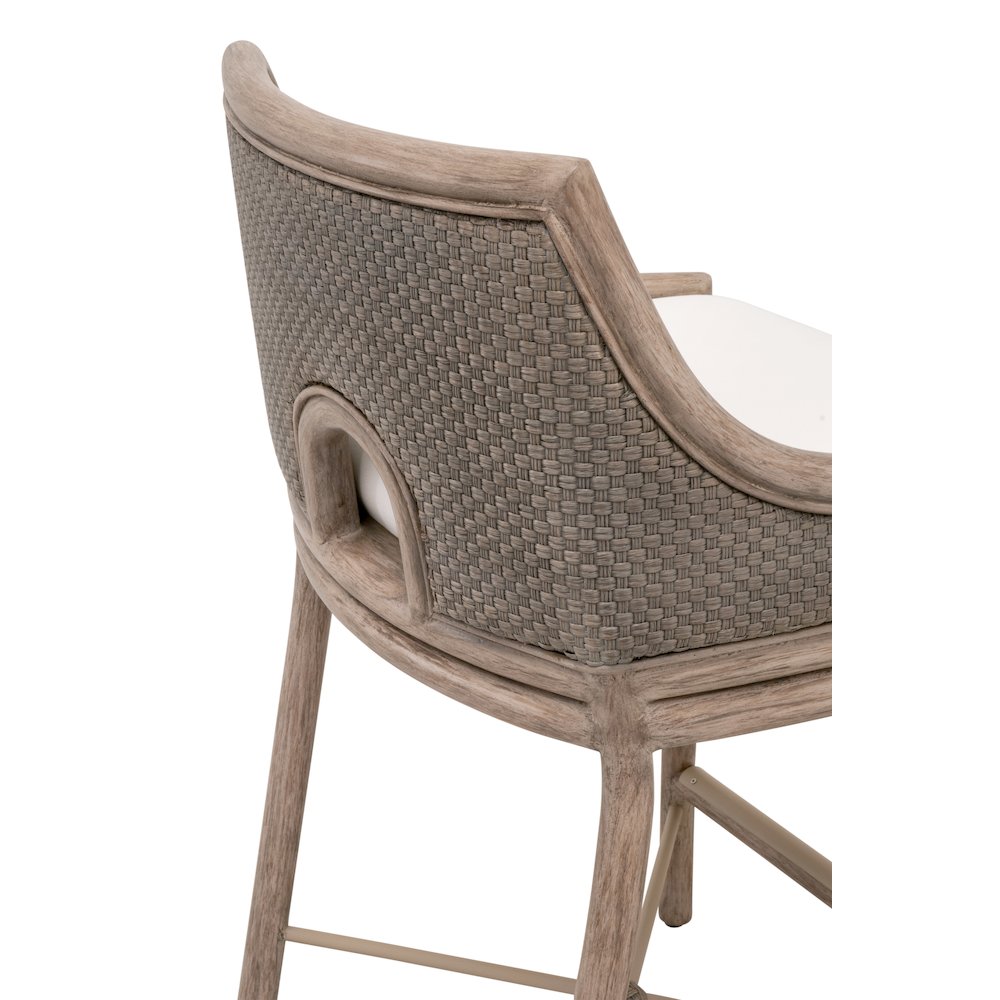 Woven Transitional Adamo Counter Stool. Picture 8
