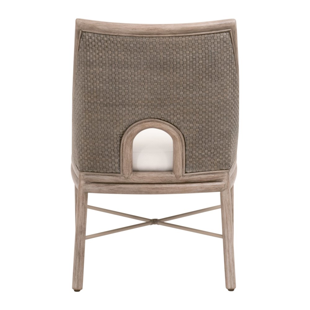 Woven Transitional Adamo Dining Chair, Set of 2. Picture 5